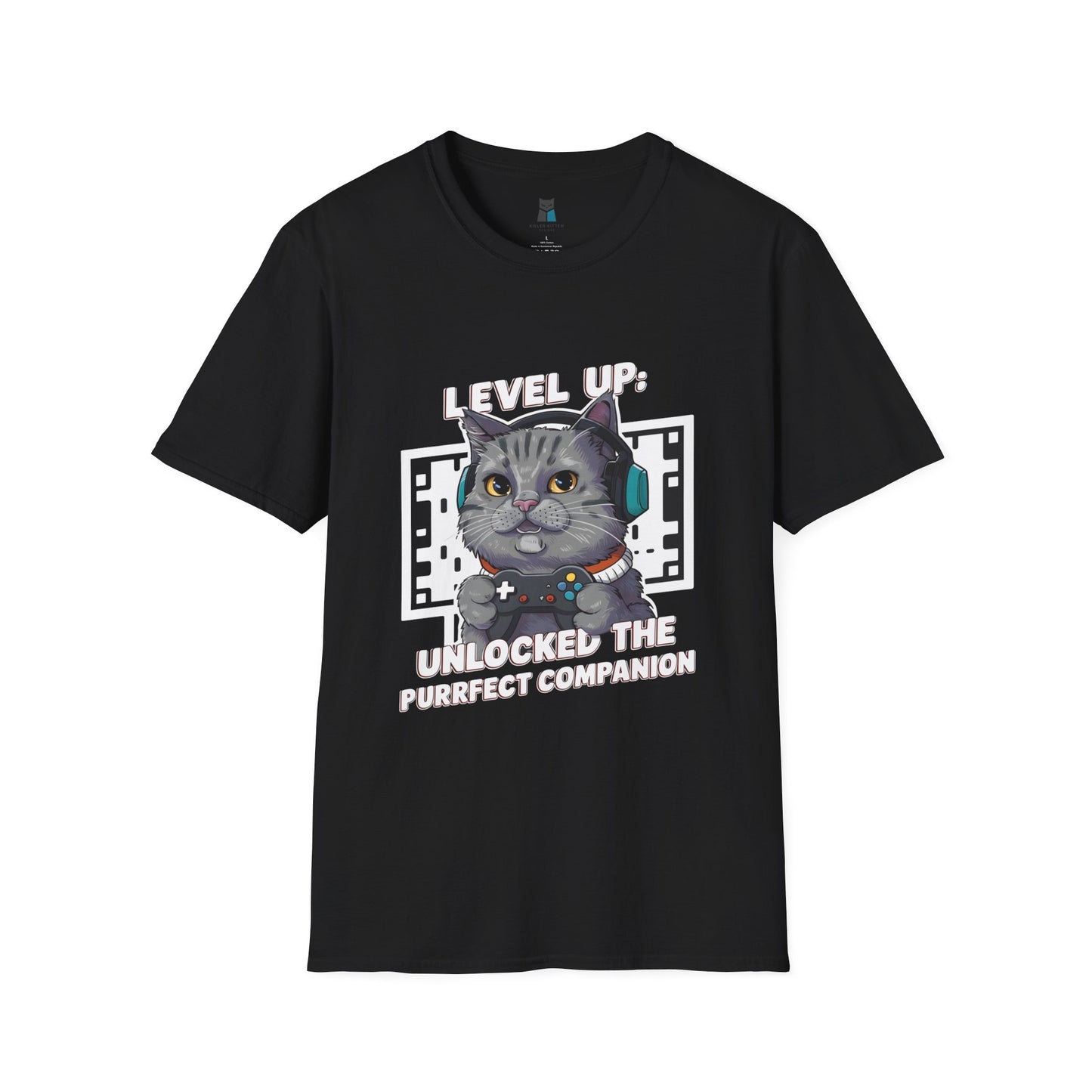 Level Up Gamer Cat T-Shirt