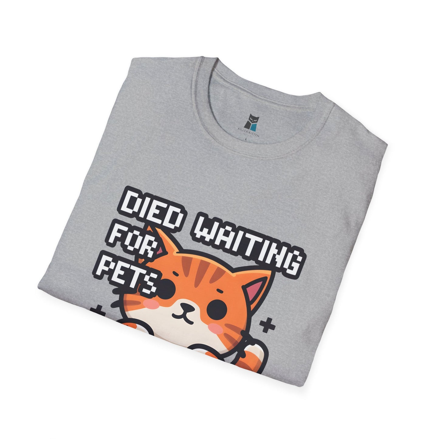 Died Waiting for Pets, Respawn Soon Cat Gamer T-Shirt