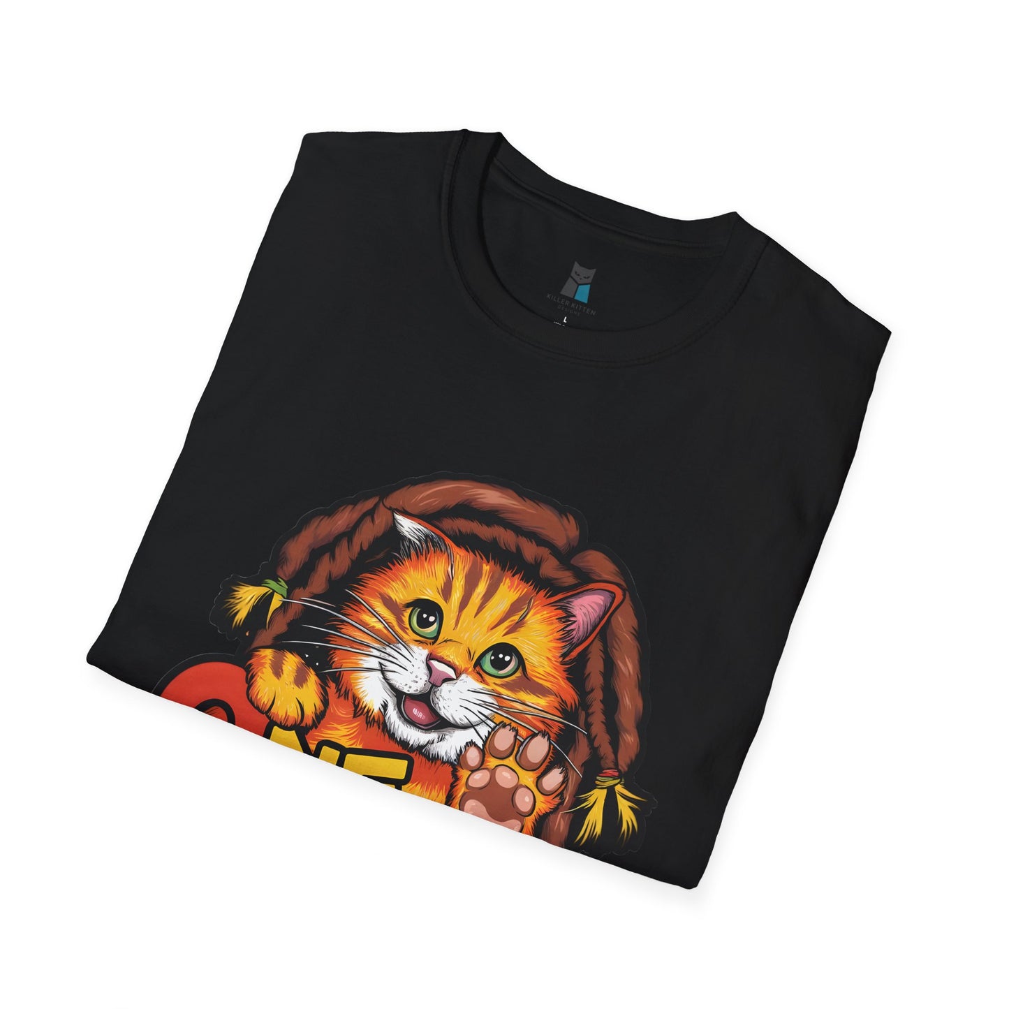 One Paw! Bob Marley Cat T-Shirt