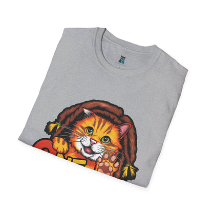 One Paw! Bob Marley Cat T-Shirt