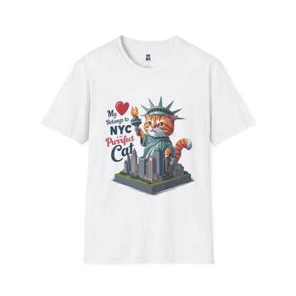 My Heart Belongs to NYC & My Purrfect Cat T-shirt