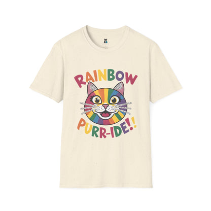 Rainbow Purr-ide Cat T-Shirt