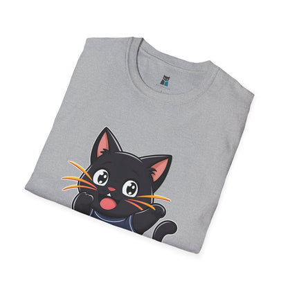 Kawaii Ramen Cat Anime T-Shirt