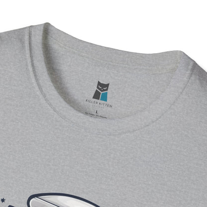 Retired Active Cuddler Navy Cat T-Shirt