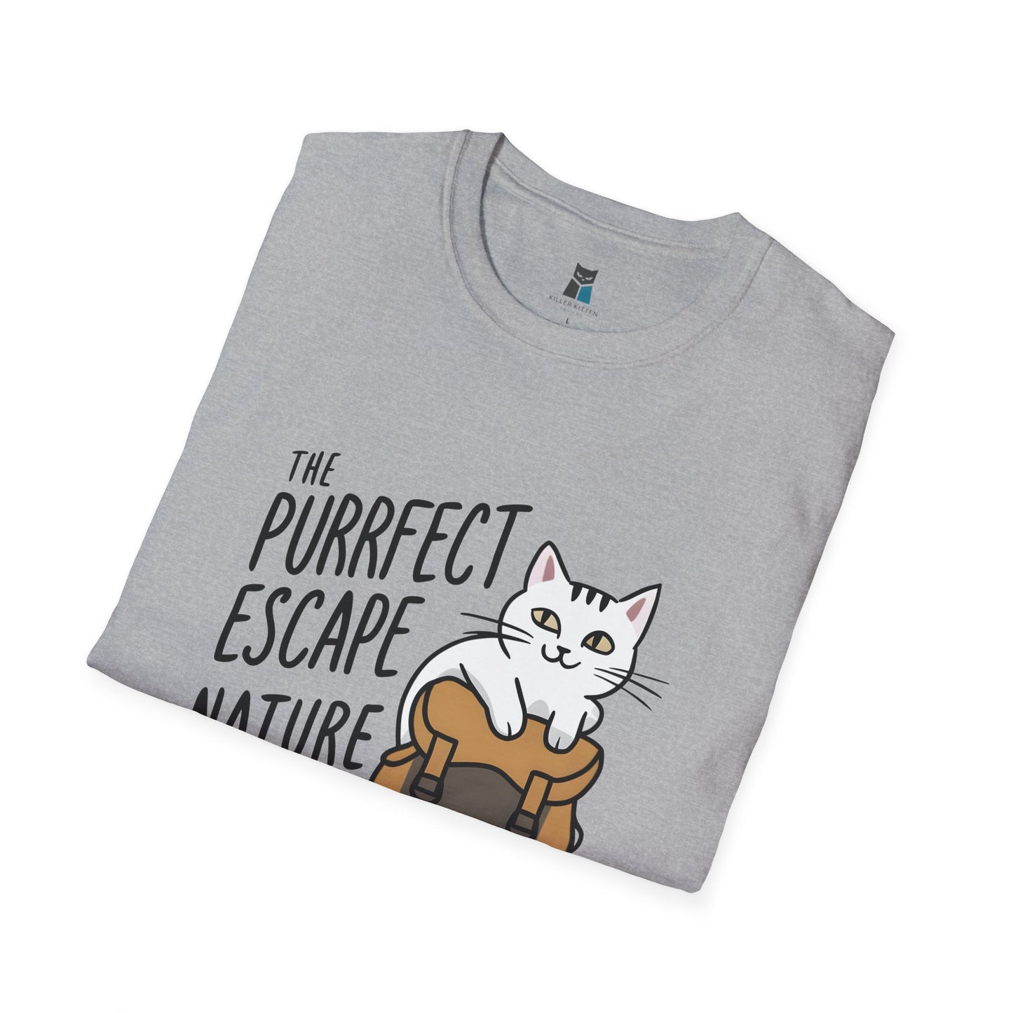 Purrfect Escape Hiking Cat T-Shirt