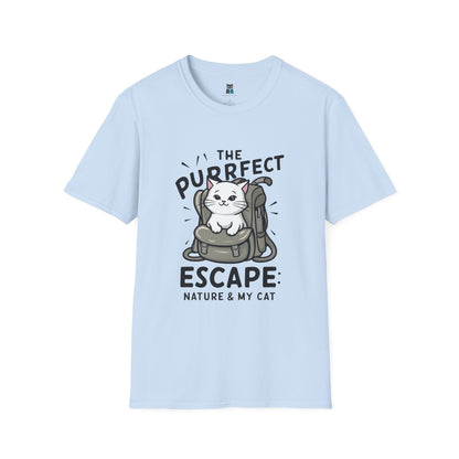 Purrfect Escape Hiking Cat T-Shirt