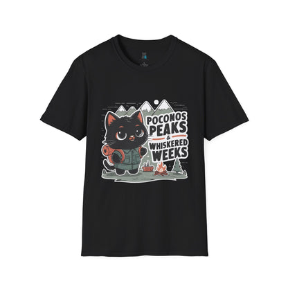 Whiskered Weeks in the Peaks Poconos Adventure T-shirt