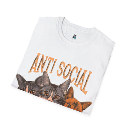 Anti-Social Cat T-Shirt