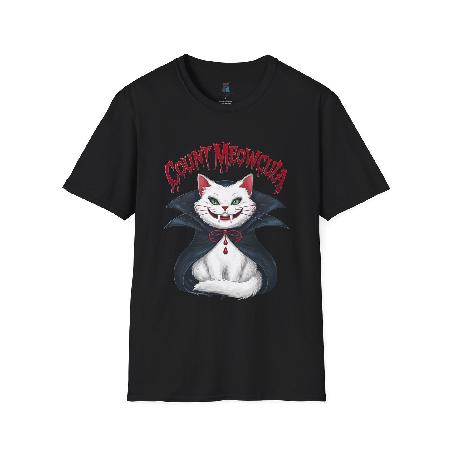 Count Meowcula Halloween Cat T-Shirt