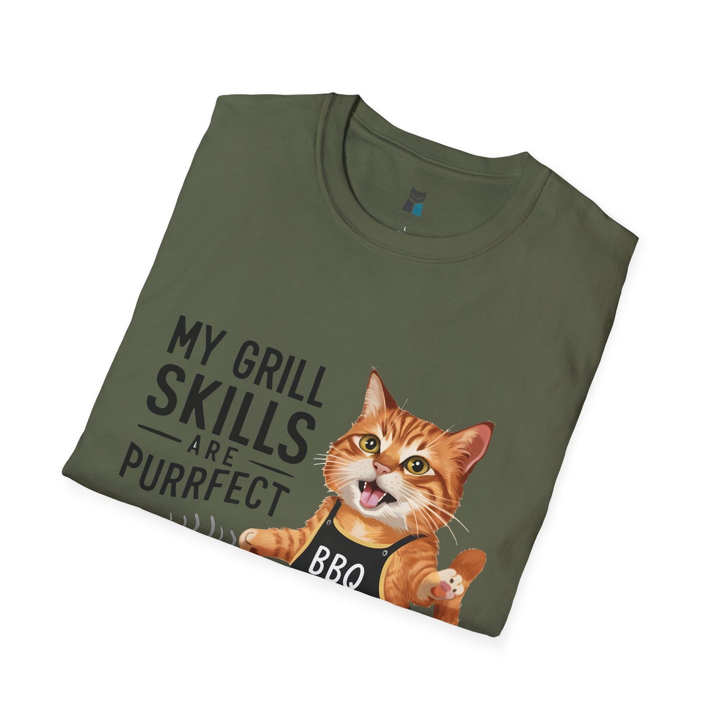 Purrfect Grill Master BBQ Cat T-Shirt