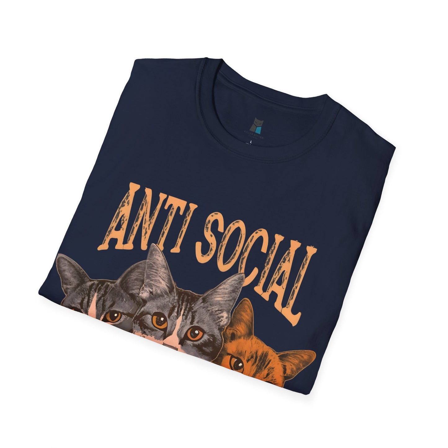 Anti-Social Cat T-Shirt