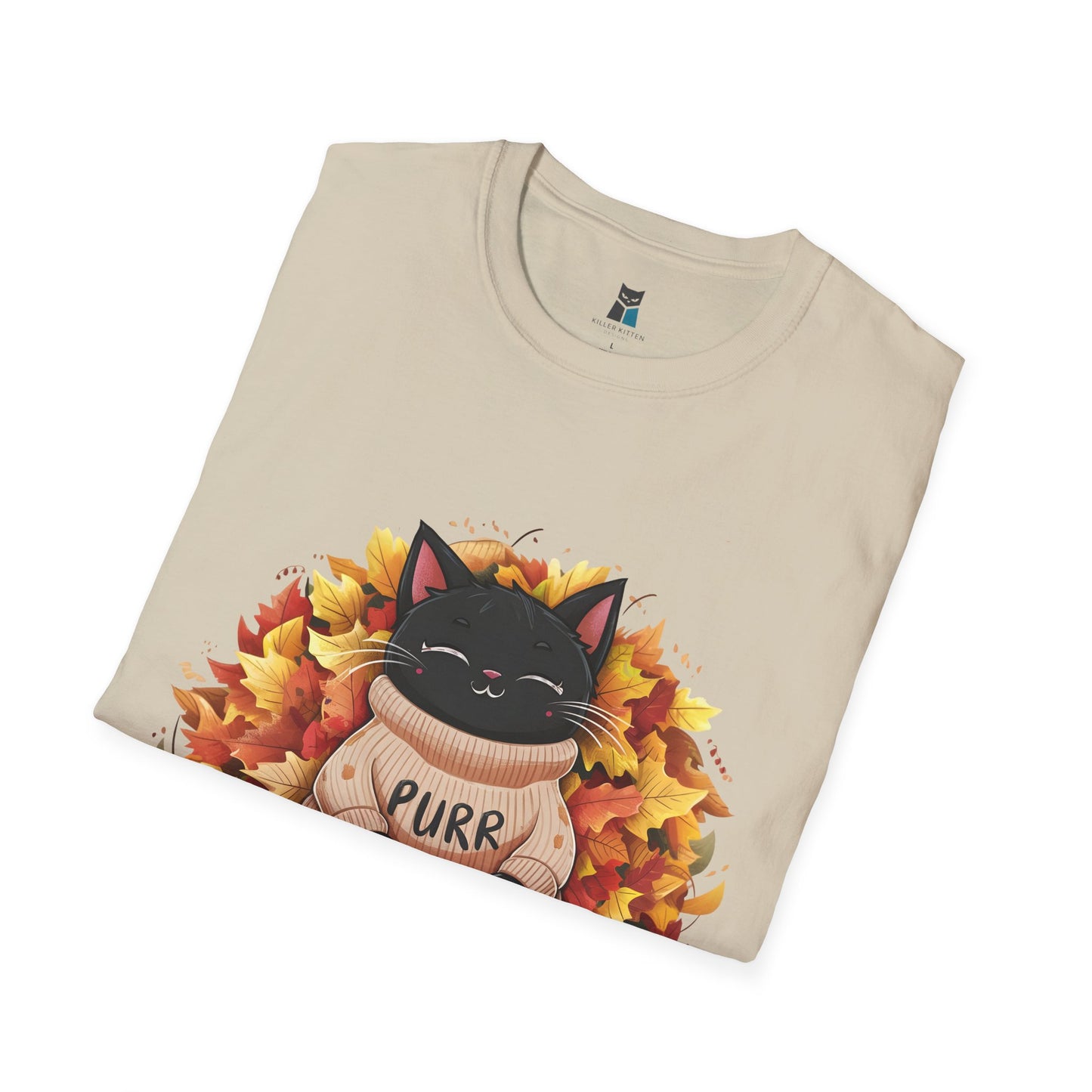 Cozy Fall Cat T-Shirt