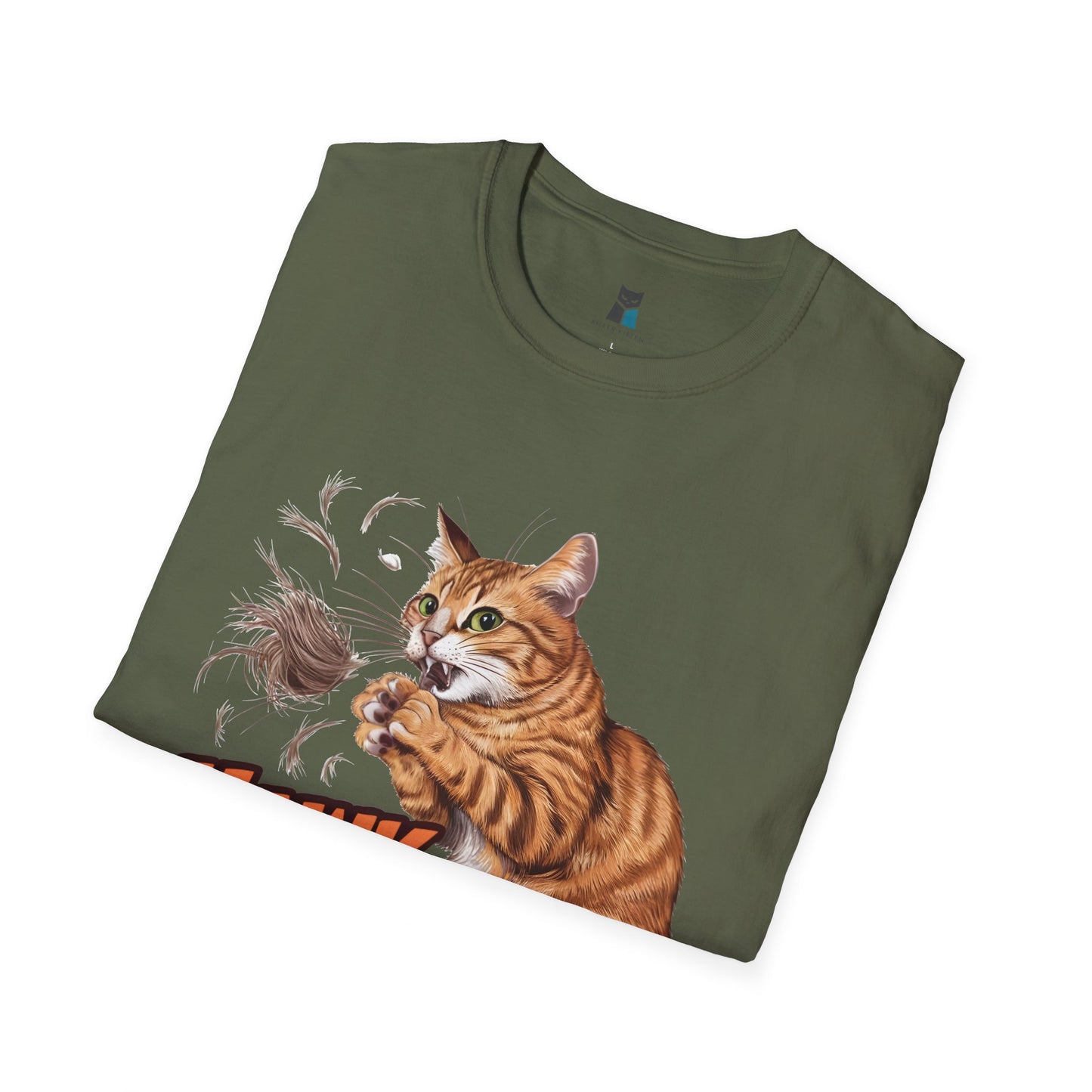 Hawk Tuah Meme Cat T-Shirt - Purrfectly Funny for Cat Lovers