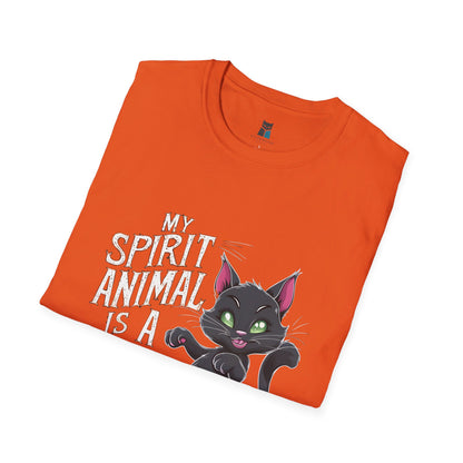 Sassy Black Cat Spirit Animal Halloween T-Shirt