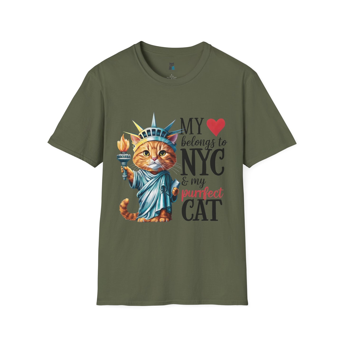 My Heart Belongs to NYC & My Purrfect Cat T-shirt