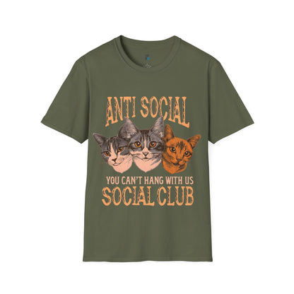 Anti-Social Cat T-Shirt