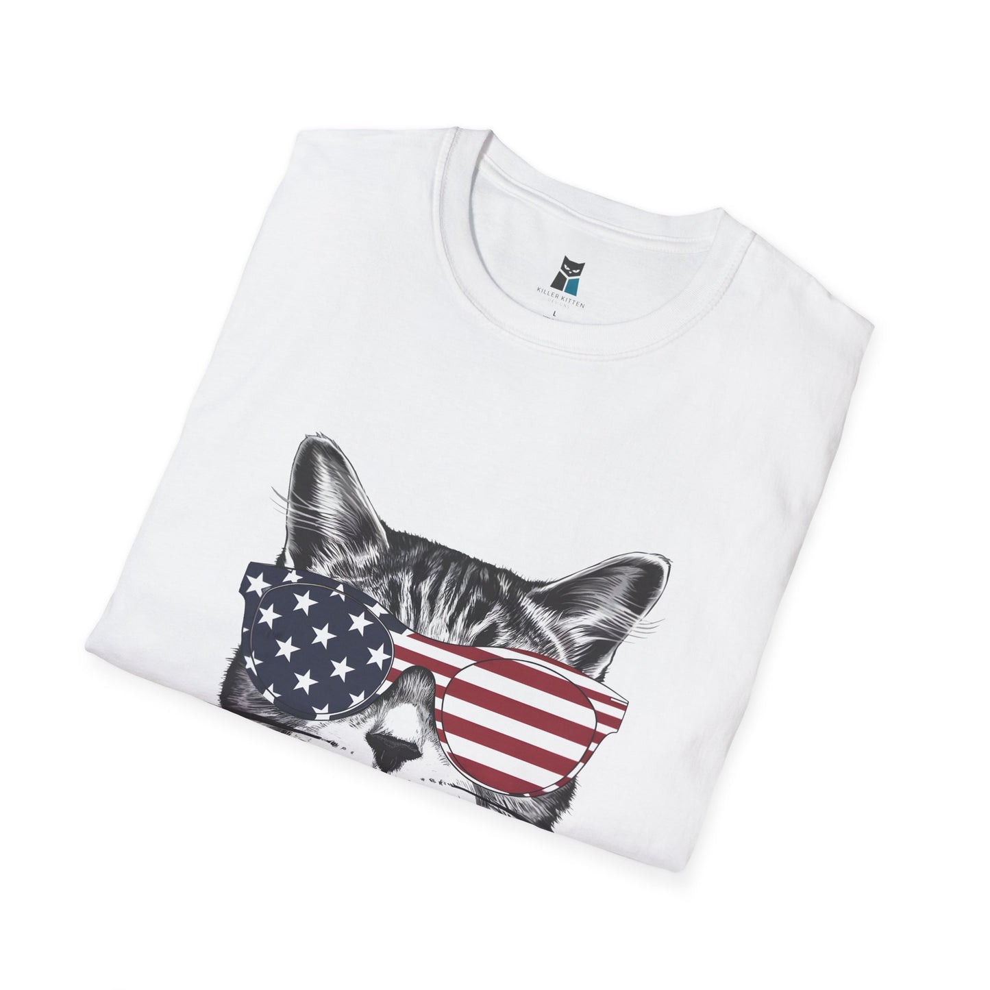 Patriotic Meowica Cat T-Shirt