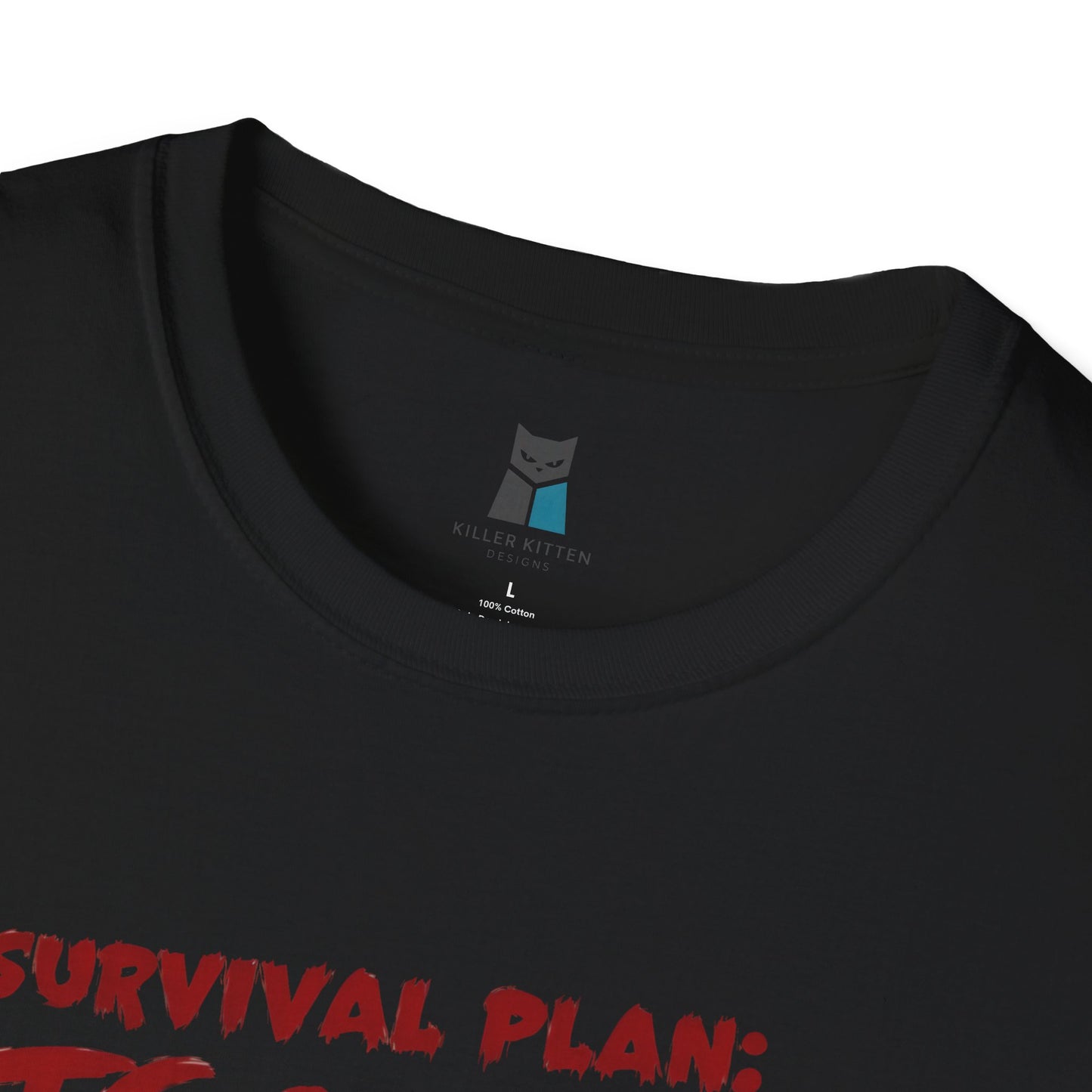 Zombie Apocalypse Survival Cat T-Shirt