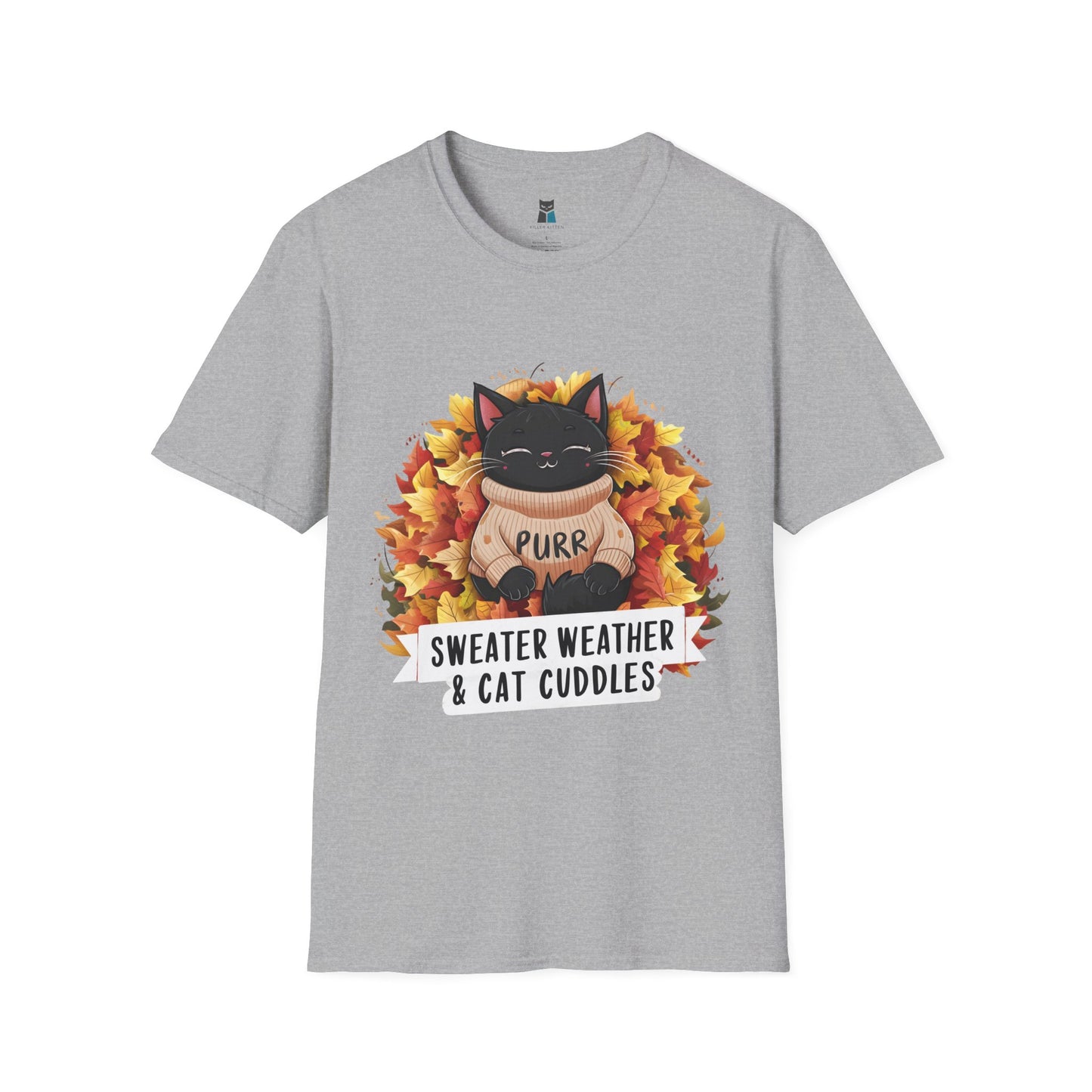 Cozy Fall Cat T-Shirt