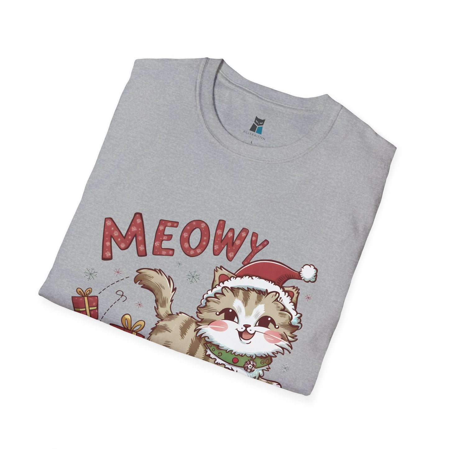 Meowy Christmas Cat T-Shirt