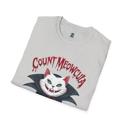 Count Meowcula Halloween Cat T-Shirt