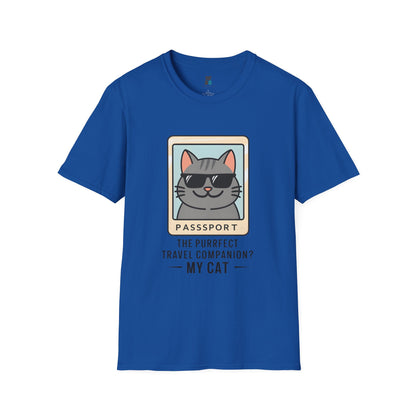 The Purrfect Travel Companion Cat T-Shirt