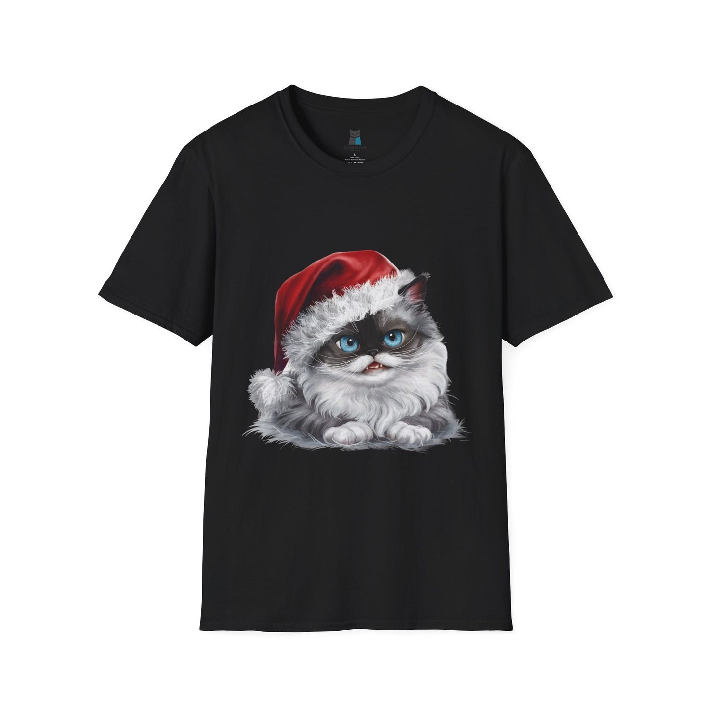 Ragdoll Cat Santa Unisex Softstyle T-Shirt