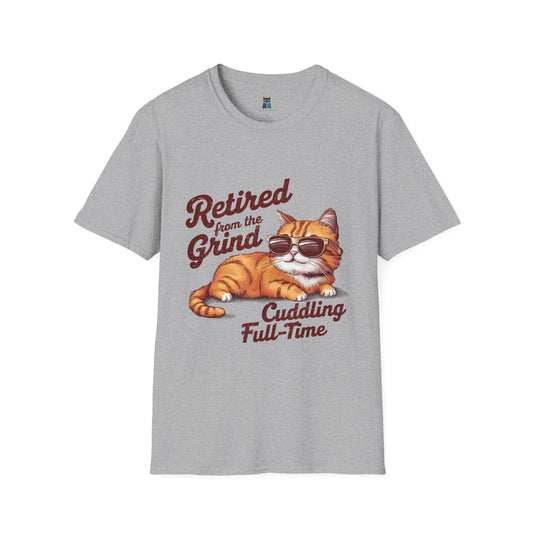 Retired From The Grind Cat T-Shirt