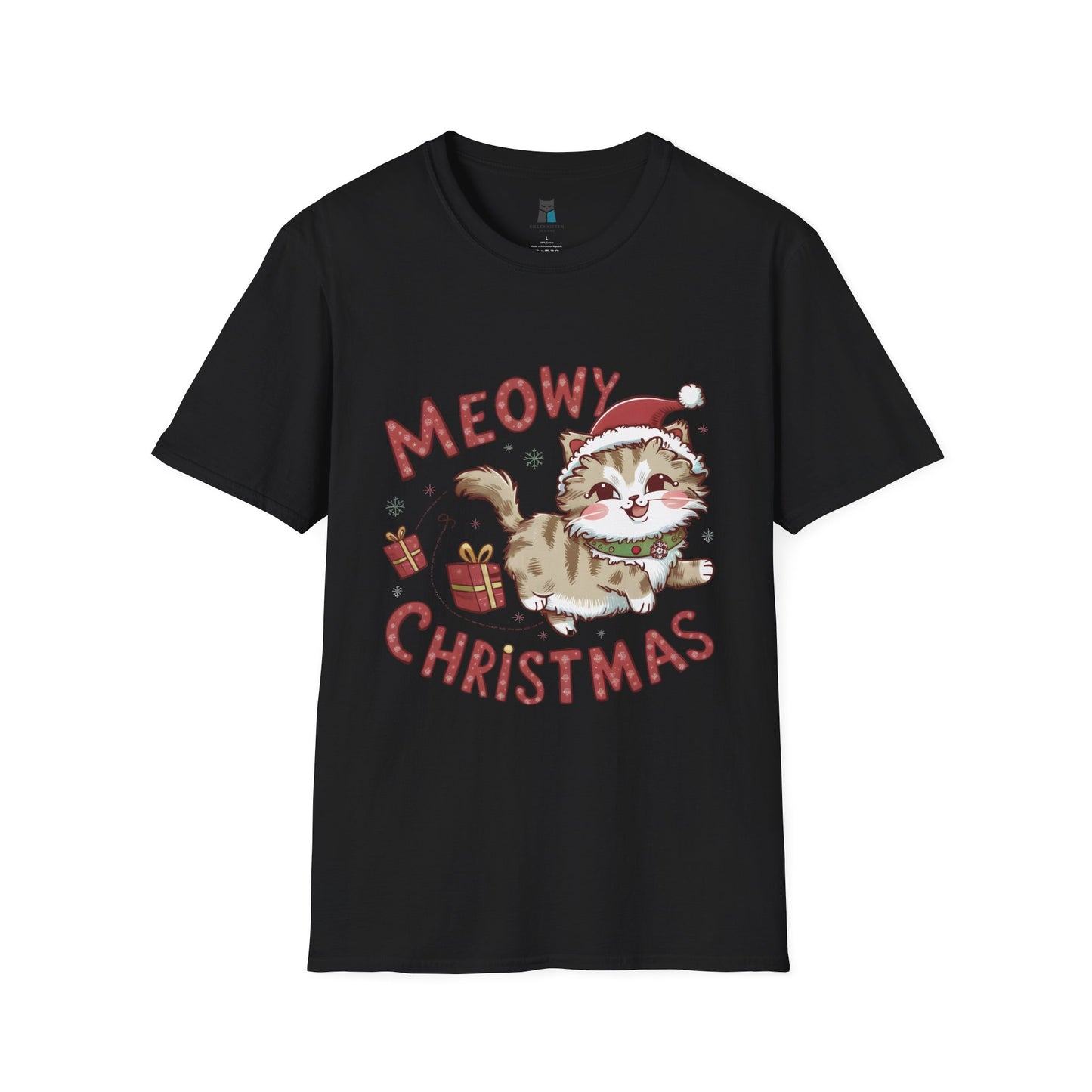 Meowy Christmas Cat T-Shirt