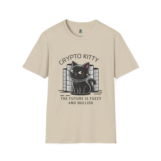 Crypto Kitty Fuzzy, Bullish T-Shirt