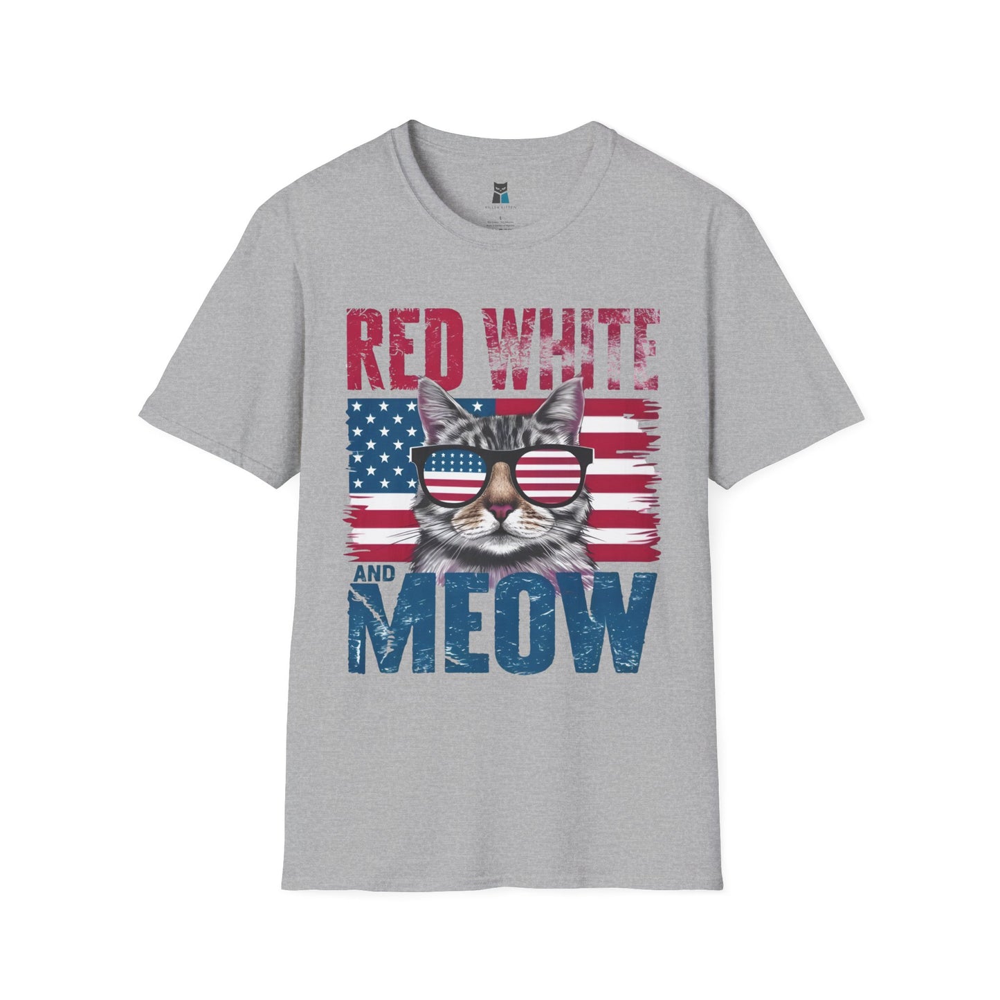 Red, White, and Meow: Show Your Patriotism T-Shirt