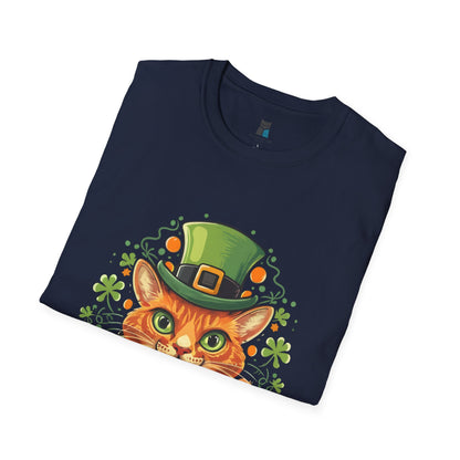 Happy St. Catrick's Day Funny Cat T-Shirt