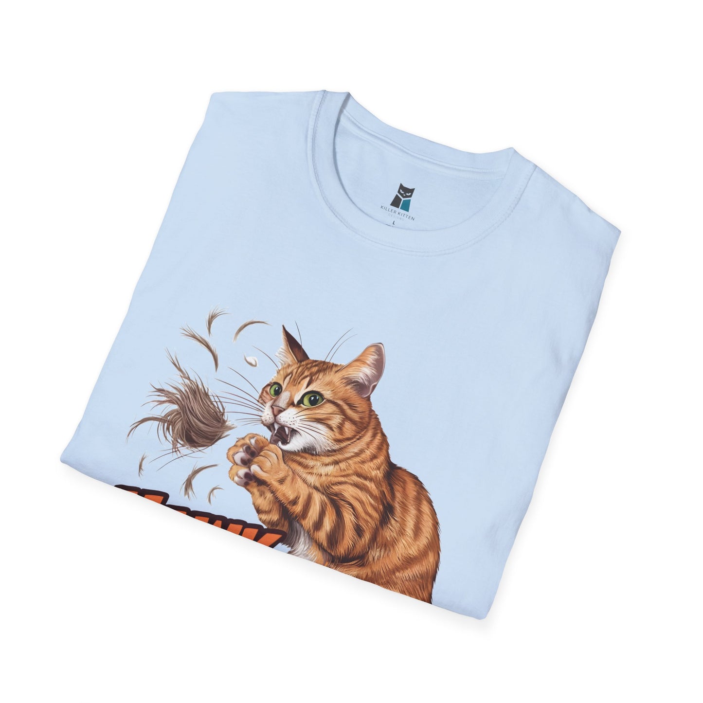 Hawk Tuah Meme Cat T-Shirt - Purrfectly Funny for Cat Lovers