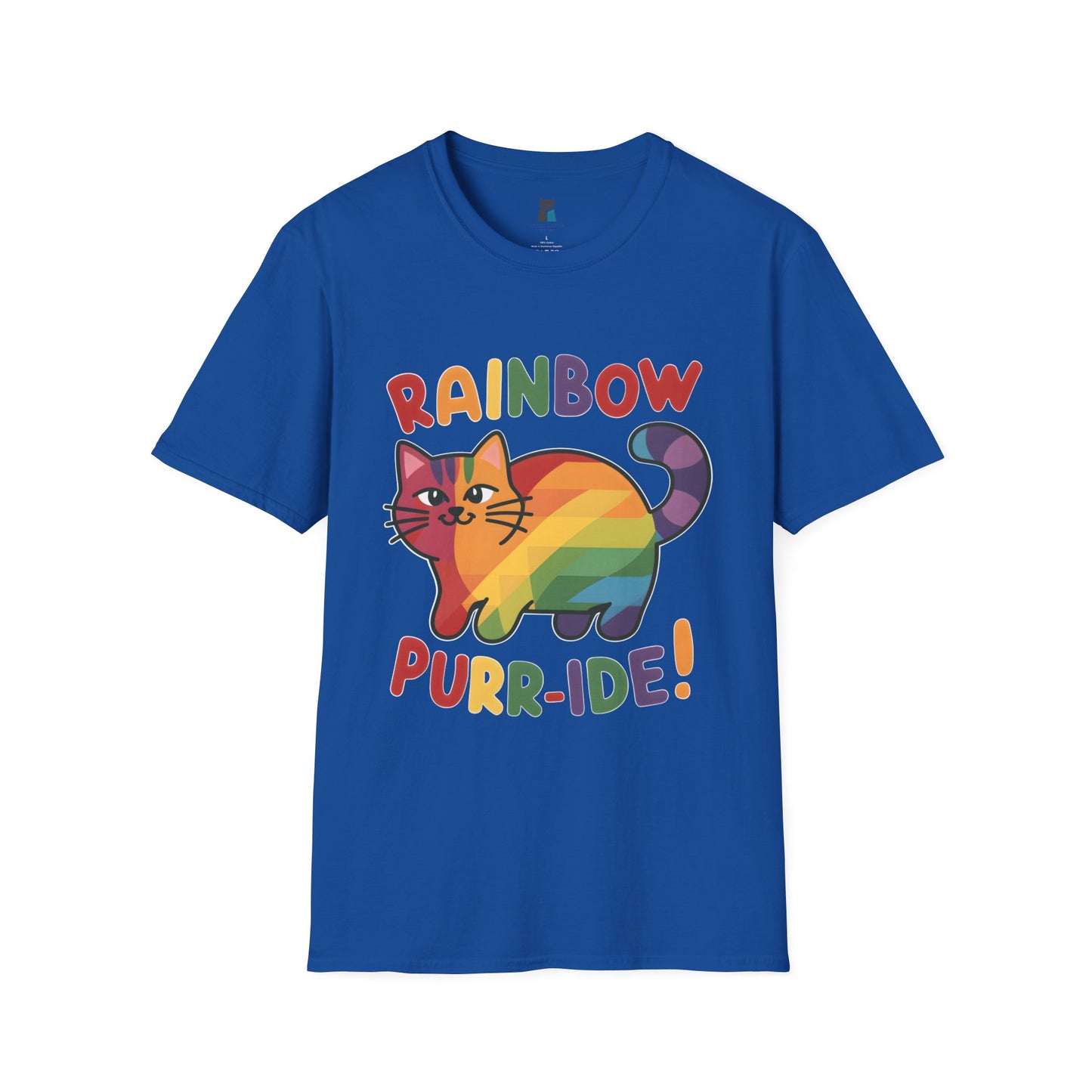 Rainbow Purr-ide Cat T-Shirt