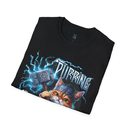 Norse God of Thunder Cat T-Shirt