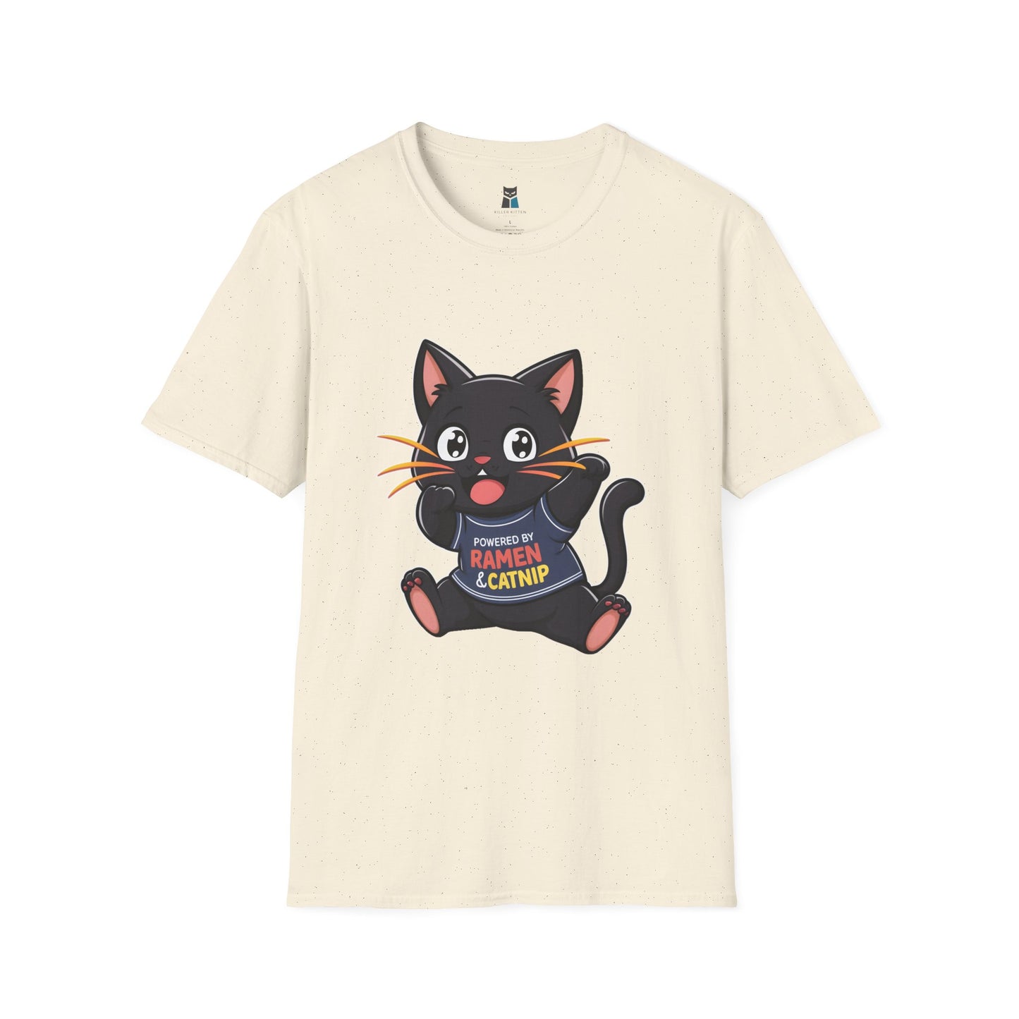 Kawaii Ramen Cat Anime T-Shirt