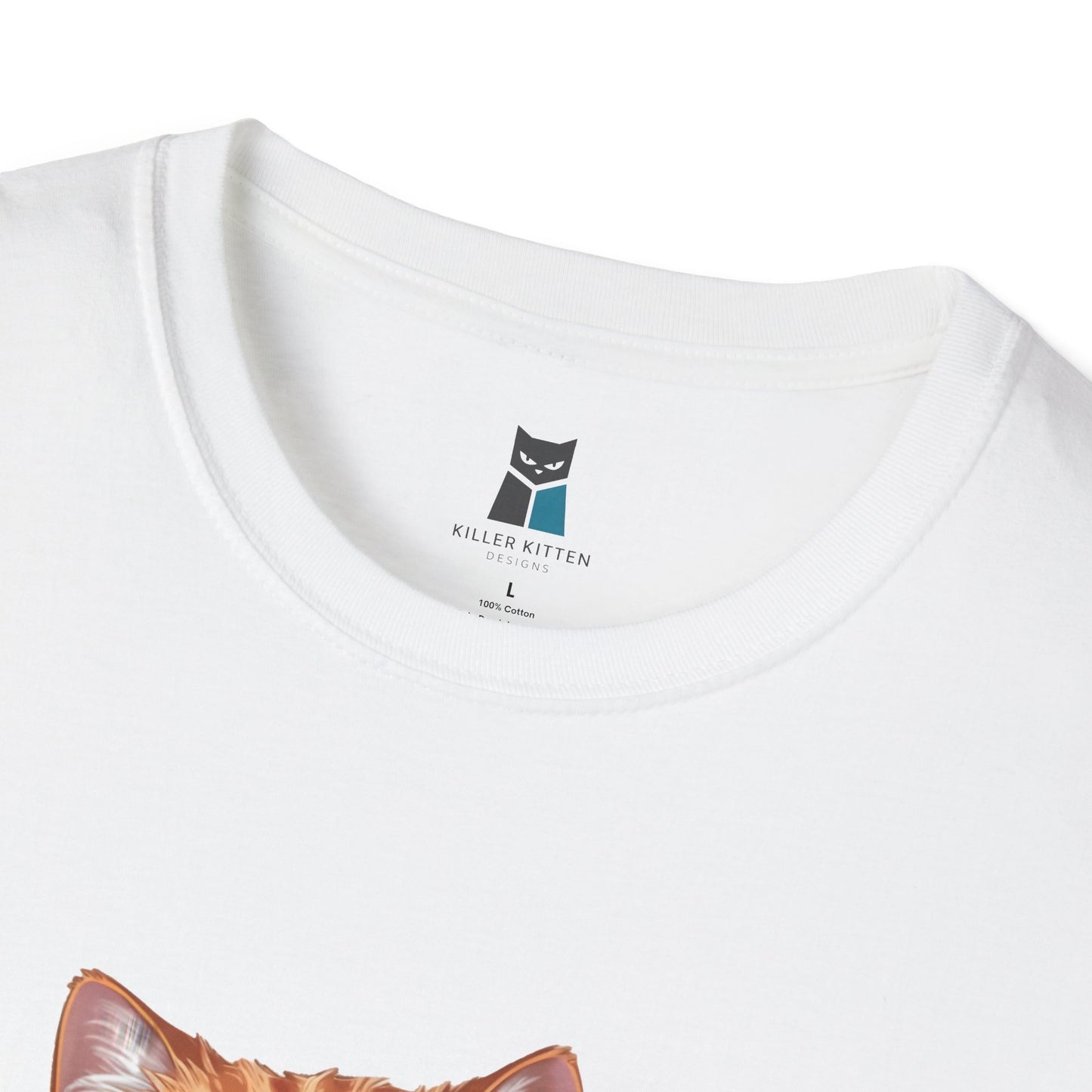 Retired Active Cuddler Navy Cat T-Shirt