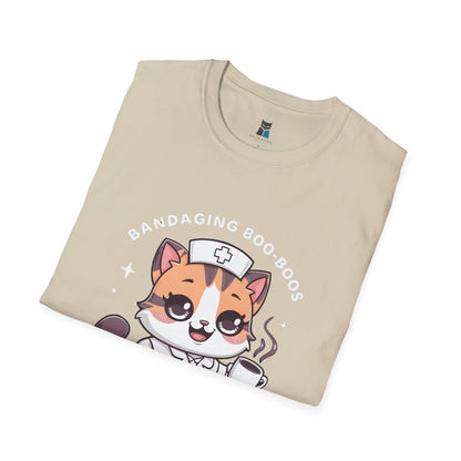 Bandaging Boo-Boos & Giving Belly Rubs Nurse Cat T-Shirt