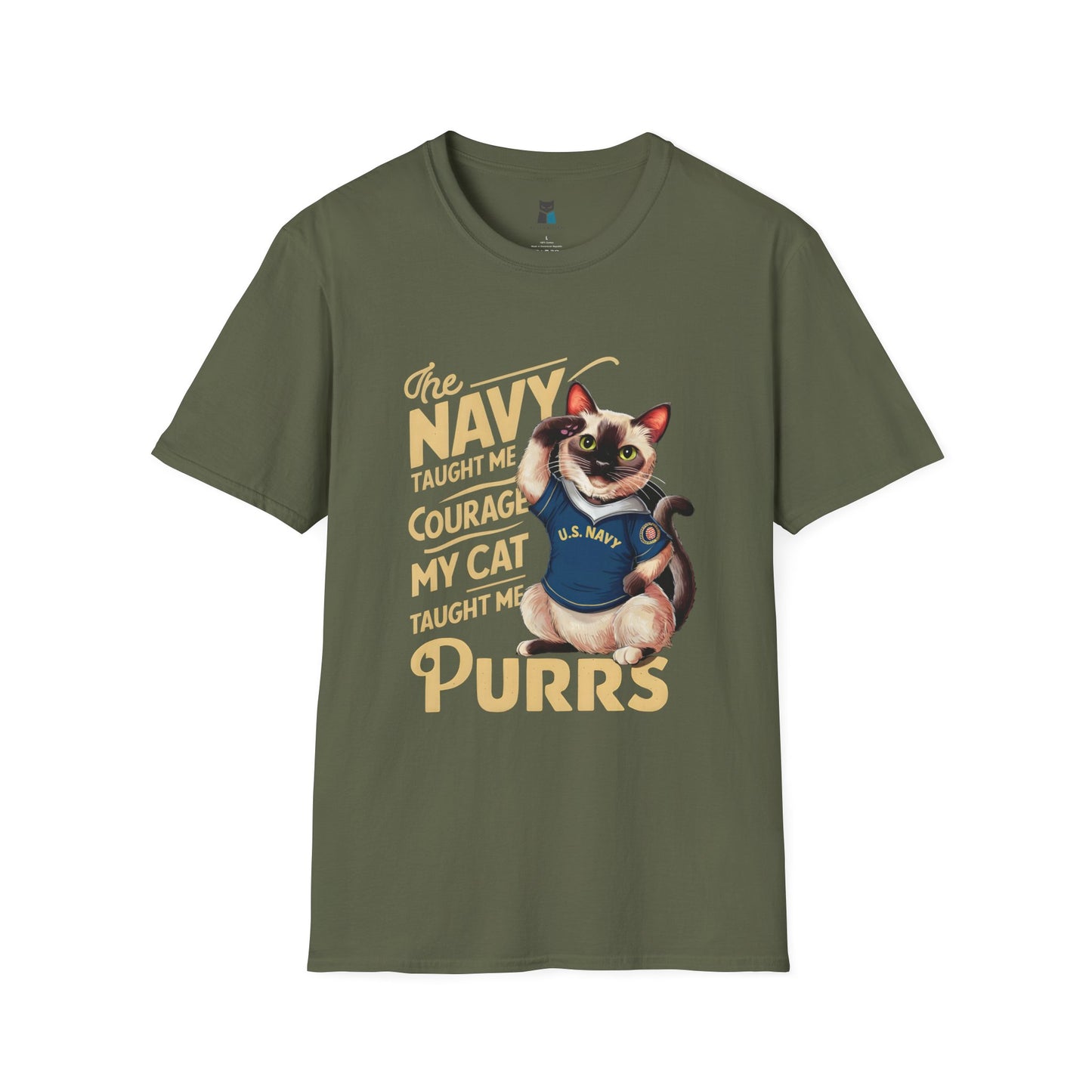 U.S. Navy Retired Cat Lover T-Shirt