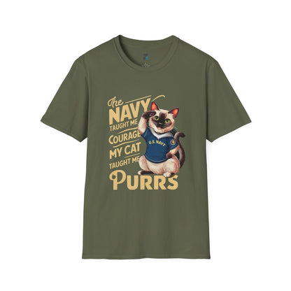 U.S. Navy Retired Cat Lover T-Shirt