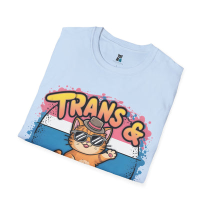 Trans & Pawsome Cat T-Shirt