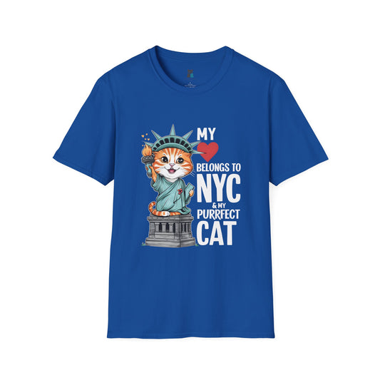 My Heart Belongs to NYC & My Purrfect Cat T-shirt