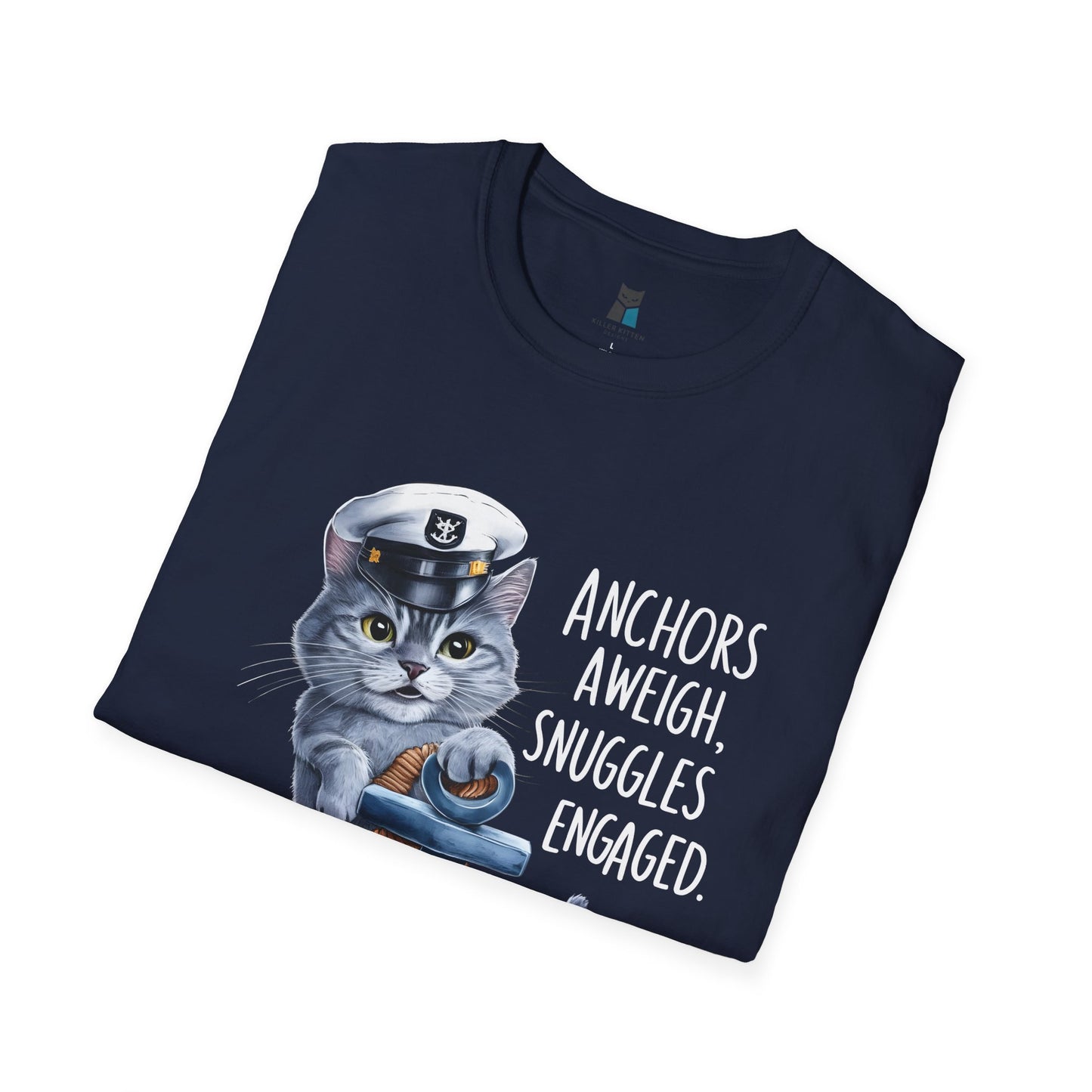 Anchors Aweigh Cat Lover T-Shirt