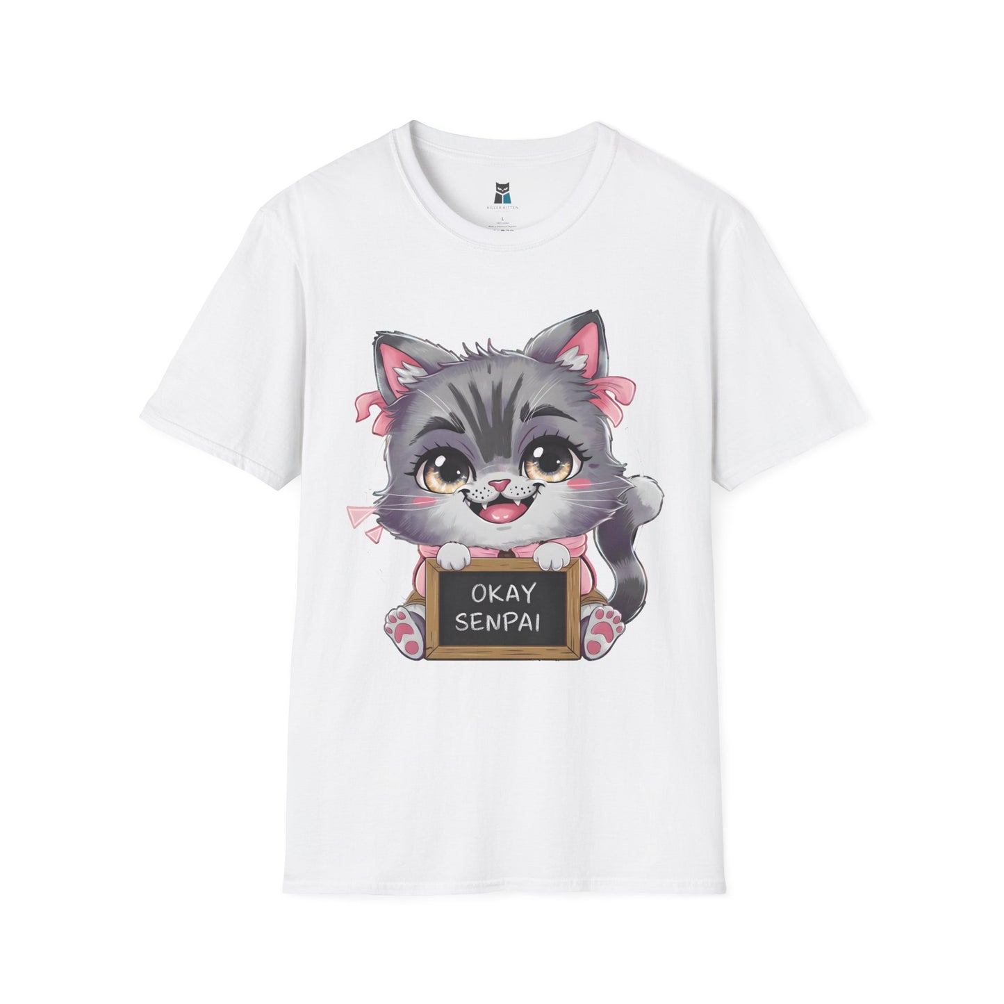 Okay Senpai Kawaii Cat T-shirt