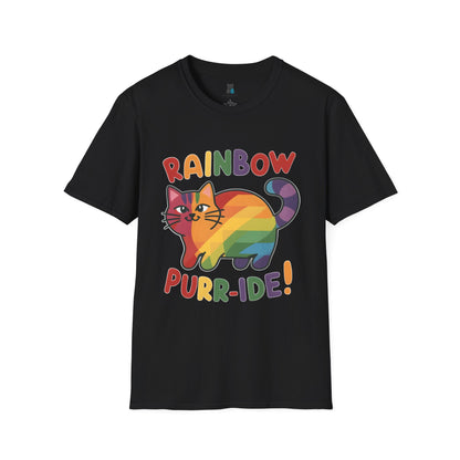 Rainbow Purr-ide Cat T-Shirt