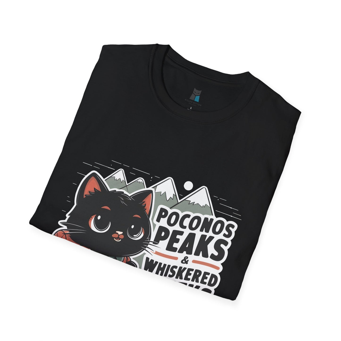 Whiskered Weeks in the Peaks Poconos Adventure T-shirt