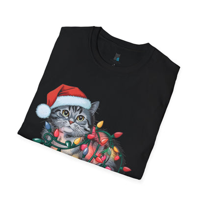 Festive Cat Christmas T-Shirt