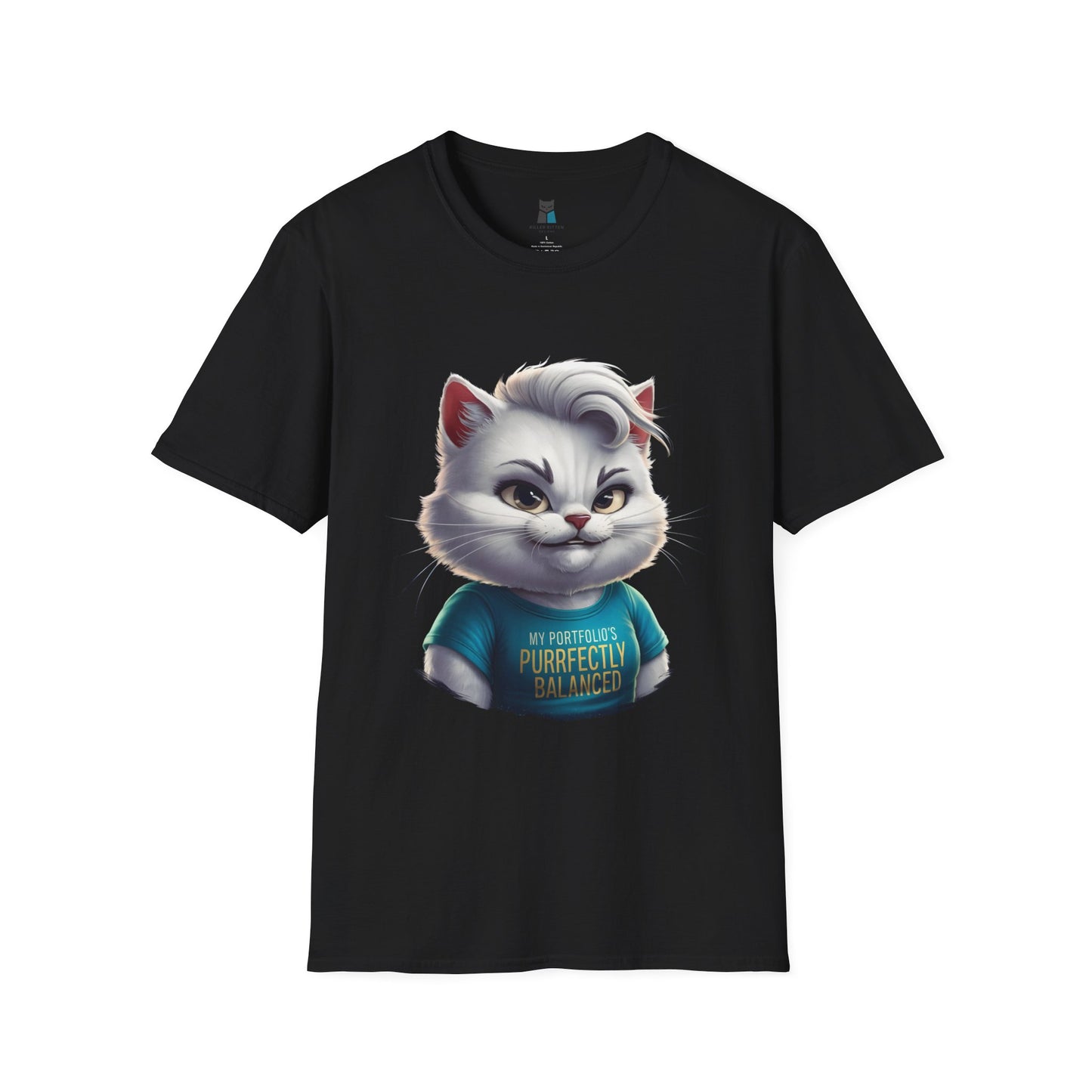 My Portfolio’s Purrfectly Balanced Crypto Cat T-Shirt