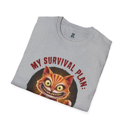 Zombie Apocalypse Survival Cat T-Shirt