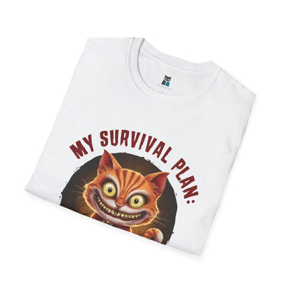 Zombie Apocalypse Survival Cat T-Shirt